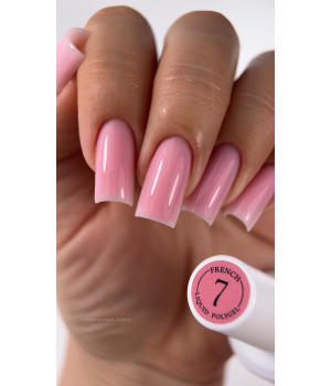Рідкий полігель Crooz Liquid Polygel French №07, 15 мл